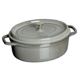 staub（ストウブ） ピコ・ココット楕円（オーバル） 《29cm》グレー