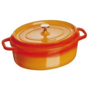 staub（ストウブ） ピコ・ココット楕円（オーバル） 《29cm》オレンジ