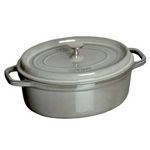 staub（ストウブ） ピコ・ココット楕円（オーバル） 《33cm》グレー