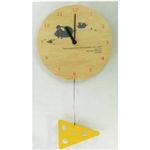Yamato（ヤマト工芸） MOBILE CLOCK 掛け時計 YK09-101 ネズミ