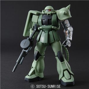 バンダイ ガンプラMG マスターグレード MS-06J ザク2 Ver.2.0 クリア外装パーツ付 1/100スケール