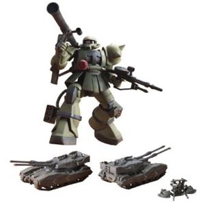 バンダイ ガンプラHG ハイグレード ザク地上戦セット 1/144スケール