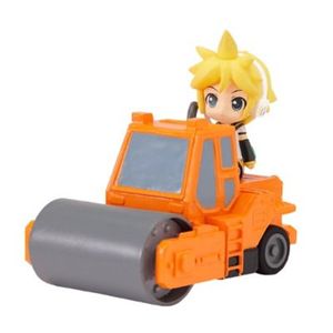 フリーイング/ねんどろいど ねんどろいどぷらす 激走プルバックカー レン&ロードローラー〔オレンジ〕