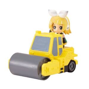 フリーイング/ねんどろいど ねんどろいどぷらす 激走プルバックカー リン&ロードローラー〔イエロー〕