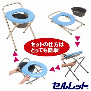 非常用トイレ「セルレット」 簡易便座画像その1更新中