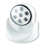LEDマルチセンサーライト 赤外線検知方式 ７灯/単3乾電池式 防雨形 ［玄関/屋外］