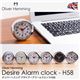 Oliver Hemming Desire Alarm clock H58 オリバーヘミングデザイナーアラームクロックH58(NT) H58S20WR画像最小1