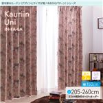 窓を飾るカーテン（デザインとサイズが選べる8000パターン）インファラ Kauriin Uni（カウリイン ウニ） 遮光2級 はっ水（防汚） （HZ） 幅150cm×丈260cm（2枚組） ホワイト