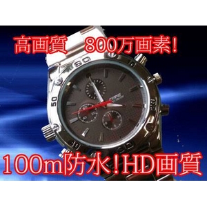 HD画質★腕時計型 カメラ 800万画素!4GB【小型カメラ・ビデオ】