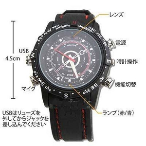 【小型カメラ】 防水ダイバー型4G内蔵!高性能ビデオカメラ