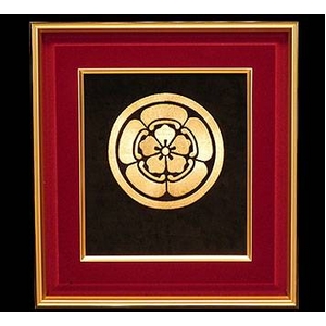 織田信長の家紋刺繍額