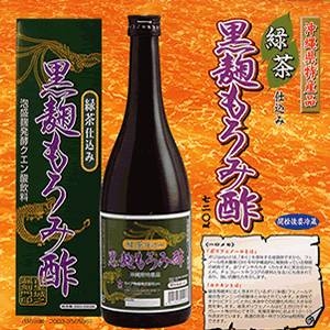 緑茶仕込み 黒麹もろみ酢 720ml×2本セット