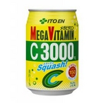 伊藤園 メガビタミン C3000 スカッシュ M缶 280ml×72本セット