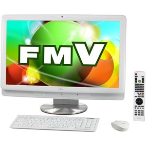 富士通デスクトップパソコン ESPRIMO FH700/5AT （Office H&B搭載）（スノーホワイト） 【TVモデル】 [ FMV-F705ATW ]