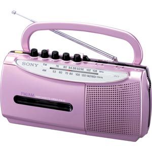 SONY（ソニー） ラジオカセットコーダー ピンク [ CFM-E5-P ]