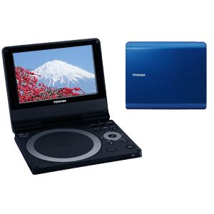 東芝 7V型ポータブルDVDプレーヤー ディープブルー CPRM対応 ポータロウ TOSHIBA SD-P75S[ SD-P75S-B ]