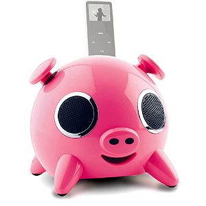 iPod/iPhone対応 2.1chアクティブスピーカー （ピンク） CAV JAPAN IPIGLET? アイピグレット2 AIP-PK-MK2[ AIP-PK-2（CAV） ]