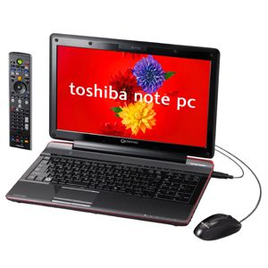 東芝 ノートパソコン Qosmio シャイニーレッド （Office搭載） [ PQV6588LRT ]