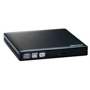 BUFFALO USB2.0用 外付けポータブルDVDスーパーマルチドライブ [ DVSM-PN58U2V-BK ]