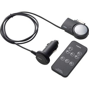 ロジテック iPod/iPhone対応 FMトランスミッター （シルバー） Logitec LAT-FMI300[ LAT-FMI300SV ]