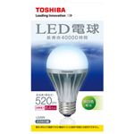 東芝 LED電球 一般電球形 6.4W（全光束:520 lm/昼白色相当） TOSHIBA[ LDA6N ]