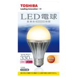 東芝 LED電球 一般電球形 6.4W（全光束:330 lm/電球色相当） TOSHIBA[ LDA6L ]