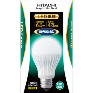 日立 LED電球（全光束:340 lm/白色相当）【調光器対応】 HITACHI[ LDA7ND ]