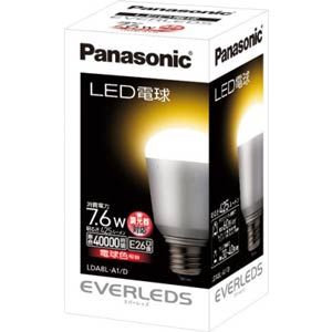 Panasonic LED電球（全光束:425 lm/電球色相当）【調光器対応モデル】 Panasonic EVERLEDS（エバーレッズ）[ LDA8LA1D ]