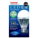 東芝 電球形LEDランプ（全光束:340 lm/昼白色相当） E-CORE（イー・コア）[ LEL-AW4N/D ]