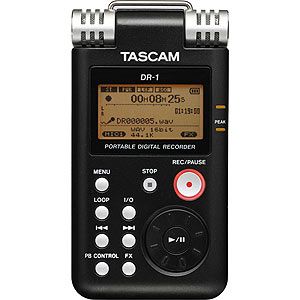 TASCAM SD・SDHCメディア採用ポータブル・デジタル・レコーダー Portable Digital Recorder[ DR-1（TASCAM） ]