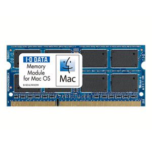 I・O DATA Apple Macintosh用 PC3-8500（DDR3-1066）対応 204ピン S.O.DIMM 2GB [ AP-SDY1066-2G ]