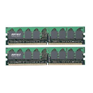 BUFFALO PC2-4200対応（DDR2 SDRAM） デスクトップ用メモリ 2GB（1GB×2枚） [ D2/533-1GX2 ]