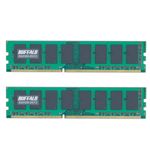 BUFFALO PC3-10600（DDR3-1333）対応 デスクトップ用メモリ 4GB（2GB×2） [ D3U1333-2GX2 ]