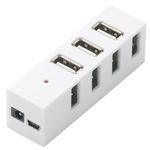 BUFFALO 7ポート USB2.0/1.1ハブ（ホワイト） [ BSHW7A-WH ]