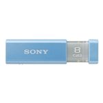 ソニー セキュリティ搭載 USB 2.0対応 フラッシュメモリ POCKETBIT L（8GB・アイスブルー） [ USM8GL-L ]