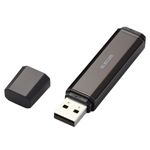 エレコム パスワード自動認証機能付USBフラッシュメモリ 8GB（ブラック） [ MF-NU2A08GBK ]