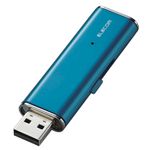 エレコム セキュリティ搭載 高速USBメモリ ブルー 8GB [ MF-XU208GBU ]