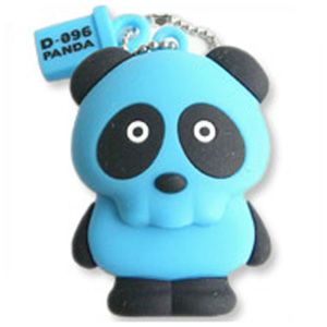 ソリッドアライアンス D-096 PANDA（ドクロパンダ）USBメモリー 2G（青） [ D-096-P-02BL ]