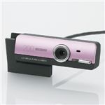 エレコム ノートPC向け200万画素一発接続Webカメラ（ピンク） [ UCAM-DLG200H-PN ]