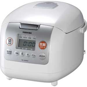 東芝 マイコン保温釜（5.5合炊き） ホワイト TOSHIBA[ RC-10MFD-W ]