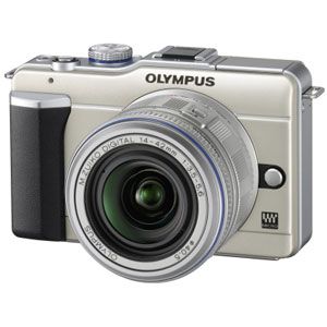 オリンパス マイクロ一眼カメラ OLYMPUS PEN Lite「E-PL1レンズキット」シャンパンゴールド[ E-PL1レンズキツト（ゴ-ルド） ]