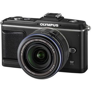 オリンパス デジタル一眼カメラ オリンパス ペン レンズキット（ブラック） OLYMPUS PEN E-P2[ E-P2レンズキツト（ブラツク） ]