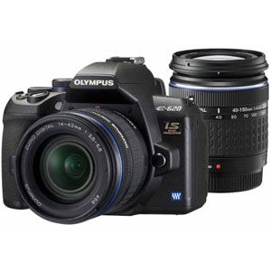 オリンパス ◇【お買い得品】OLYMPUS デジタル一眼レフカメラ オリンパス「E-620」ED14-42mm+ED40-150mmダブルズームキット [ E-620ダブルズ-ムキツト ]