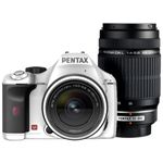 PENTAX デジタル一眼レフカメラ ダブルズームキット（ホワイト） [ K-X-WZ-WH ]