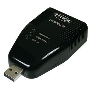 corega USB 2.0/1.1接続 ギガビットイーサネット/Jumbo Frame対応 LANアダプタ [ CG-LAUSB2GTR ]