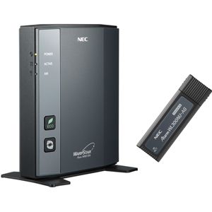 NEC 11n/g/b対応 無線LANルータ USB2.0用無線子機セット [ PA-WR8170N-HP/NU ]