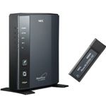 NEC 11n/a/b/g 対応 無線ルータ（親機単体+USB子機セット） [ PA-WR8700N-HPNU ]