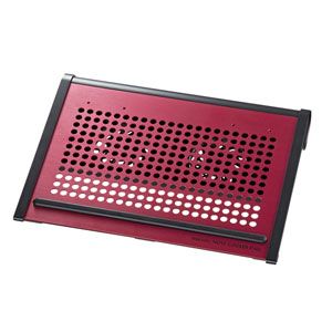 サンワサプライ 10.2型ワイド用 ノートPCクーラーパッド（レッド） [ TK-CLN16U1R ]