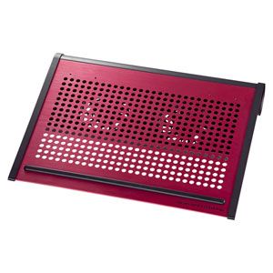 サンワサプライ 14.1型ワイド用 ノートPCクーラーパッド（レッド） [ TK-CLN16U2R ]