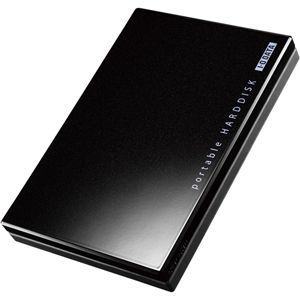 I・O DATA USB2.0/1.1対応 ポータブルHDD 320GB（ピアノブラック） カクうす[ HDPC-U320K ]